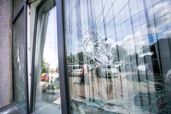 storefront, door, curtain wall damage repair, broken glass replacement by knox glass in OKC-and-tulsa-